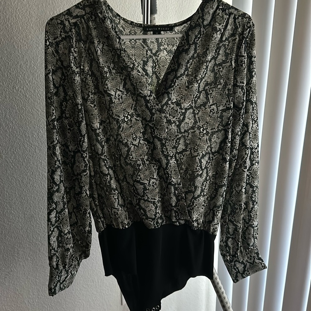 Animal Print Bodysuit